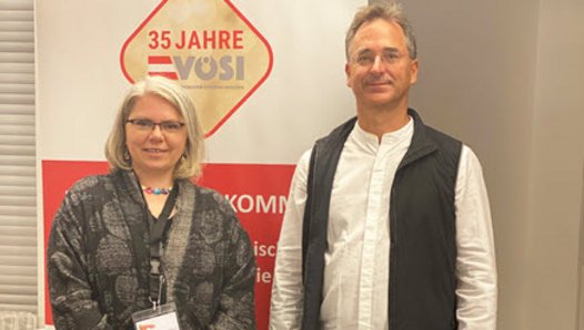 Ilse Burgstaller und Gerald Stürzlinger beim VÖSI softwareday.at